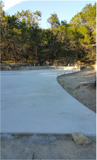 Coldwater Creek RV Park Install Concrete